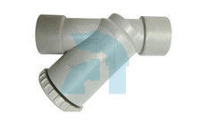 PP Y Type Strainer Screw End