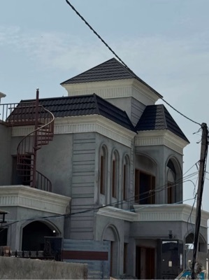 Any Color Corrosion Proof And Fine Finishing Steel Staircase Railing