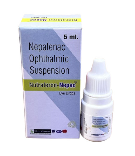 Nepafenac Opthalmic Eye Drops 5 Ml - Age Group: Adult