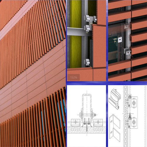 Terracotta Panel Curtain Wall - Advantage: Energy Efficient