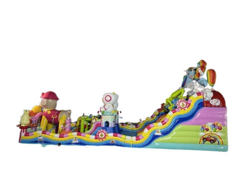 Pvc Kids Inflatable Bouncer Castle - Color: Multicolor