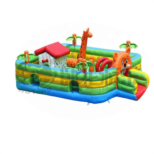 Playground Amusement Kids Inflatable Jumping Slide - Material: Pvc