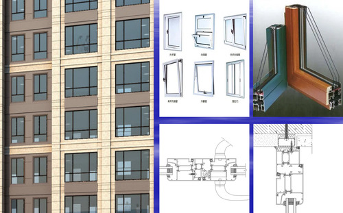 Aluminum Alloy Insulation Doors And Windows - Color: Any Color
