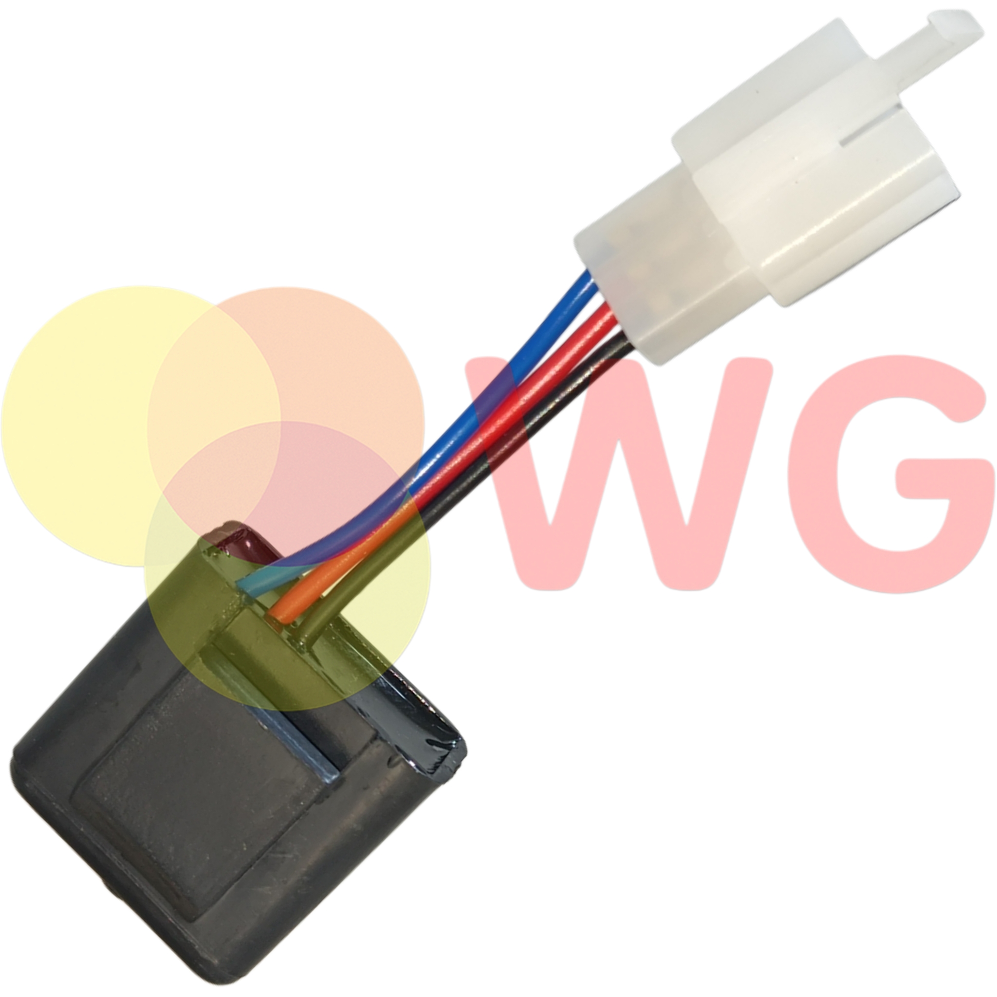E-Scooty Flasher 3 Pin Wires - Color: Multicolor