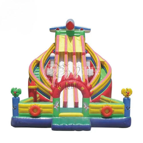 Commercial Inflatables Water Bouncer - Color: Multicolor