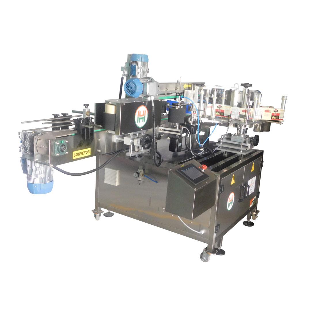 Square Jar Sticker Labeling Machine - Accuracy: 100  %
