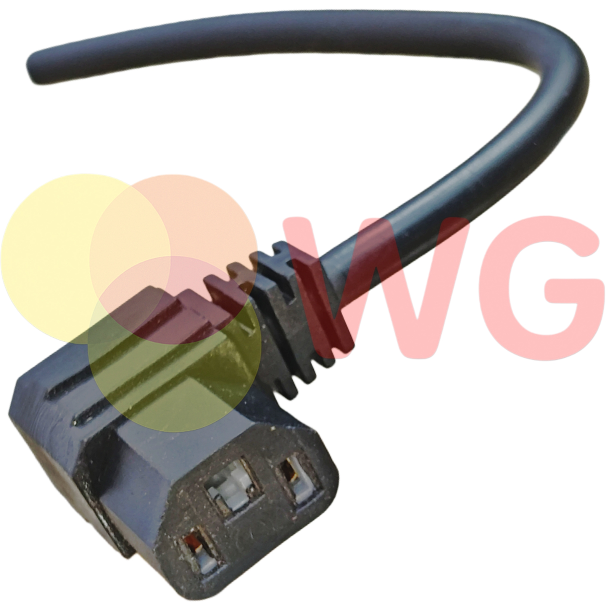 E-Scooty Charging Plug Lead H/D L Type Short - Body Material: Plastic