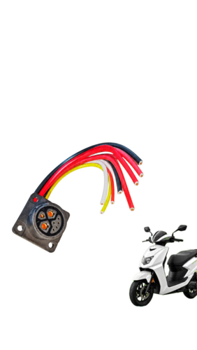 8 Wires Chogori Type Amp. 2+1+5 E-Scooty Charging Socket - Application: Automotive