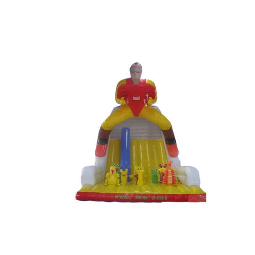 Pvc Children Playground Dry Inflatable Slide - Dimension (L*W*H): 15X14X6  Meter (M)