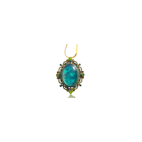 Blue Green Stone Pendant