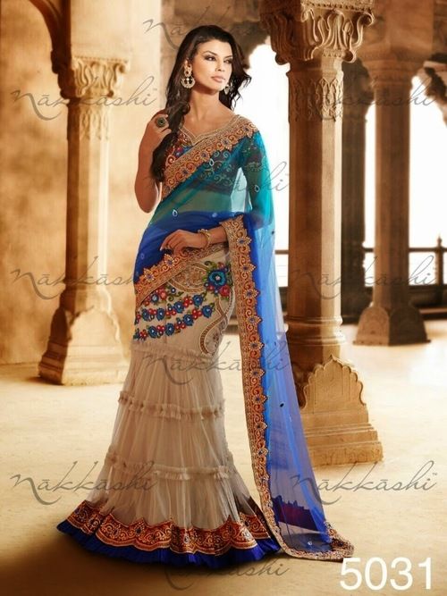 Handwork Wedding Lehenga Saree