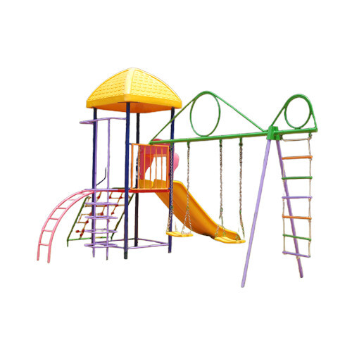 Multi Play Systems - Traditional Design with Overhead Roof, Supportive Chairs for Extra Comfort