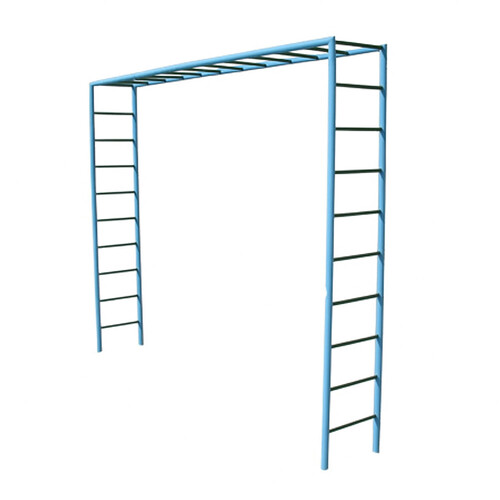 Horizontal Ladder - Durable Corrosion-Resistant Material, Vibrant Fun Colors for Maximum Child Entertainment