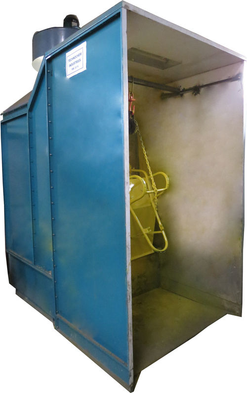 Spray Painting Booth - Pressurized Down Draught For Industrial ...