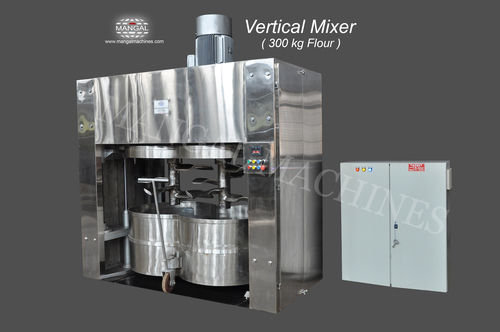 Vertical Double Spindle Dough Mixer