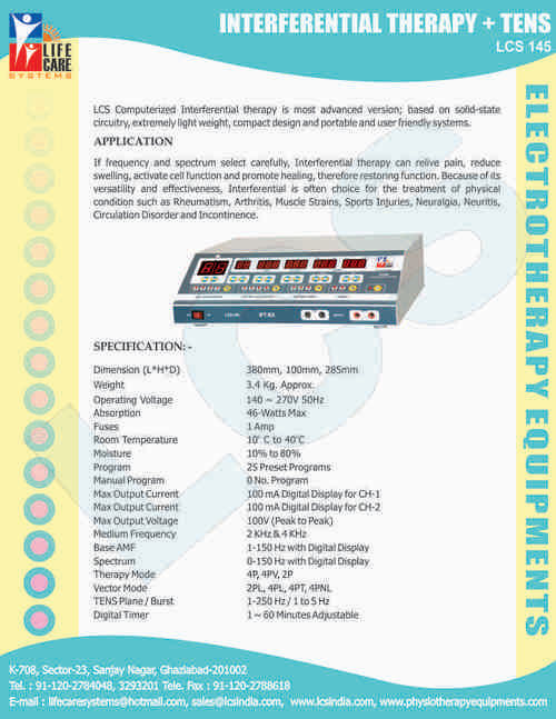 Combined IFT And Tens Machine (LCS-145)