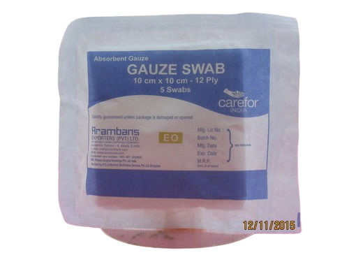 100% Cotton Absorbent Gauze Swabs