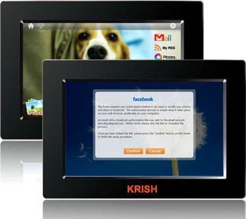 Digital Picture Frame - True Digital LCD Panel | Crisp Clear HD Slideshow Display, User-Friendly Interface, Multiple Format Support