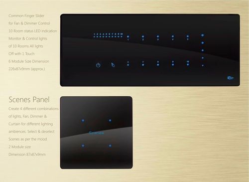 Capacitive Touch Lighting And Scenes Automation