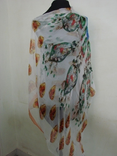 Chiffon Digital Printed Scarf