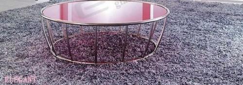  गोल ग्लास कॉफी टेबल CA128-R 
