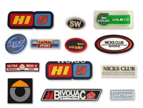 Silicone Rubber Labels - Premium Quality Material, Customizable Designs and Sizes, Vibrant Colors