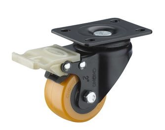 Furniture Orange PU Caster