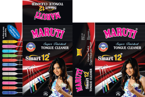 Tongue Cleaner - Durable Plastic | Intricate Designer Patterns & Designs for Superior Oral Hygiene