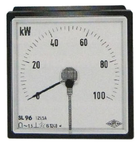 Panel-Mounted Square Shape 100% Accuracy Analog Kw Meter