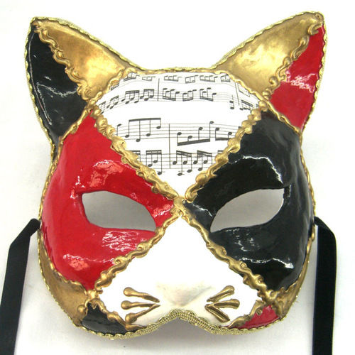 Venetian Carnival Mask Gatto Cat Mask