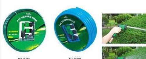 Green Pvc Garden Hose With Plastic Fittings