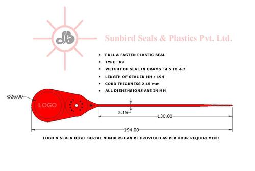 Pull And Fasten R-9 Plastic Seal