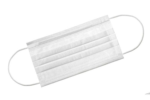 Face Mask - 3-Layered Non Woven Polypropylene (20-20-40 GSM) | Superior Barrier Against Microbial Contamination