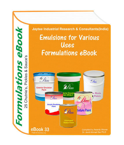 Emulsion for Various Use Manufacturing Formulations eBook 