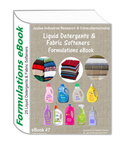 Liquid Detergents & Fabric Softeners Manufacturing Formulations Ebook