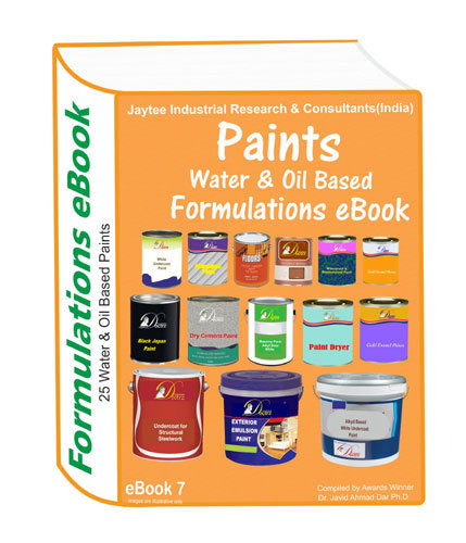 Water And Oil Based Paints Manufacturing Formulations Ebook