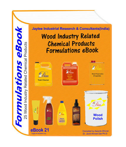 Wood Industry Related Products Manufacturing Formulations eBook