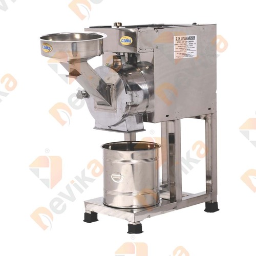 2 In 1 Corn Grinding Machine - Material: Stainless Steel