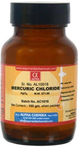 Mercuric Chloride - White Crystalline Powder, Assay 99.89% with Minimal Impurities and High Purity Quality