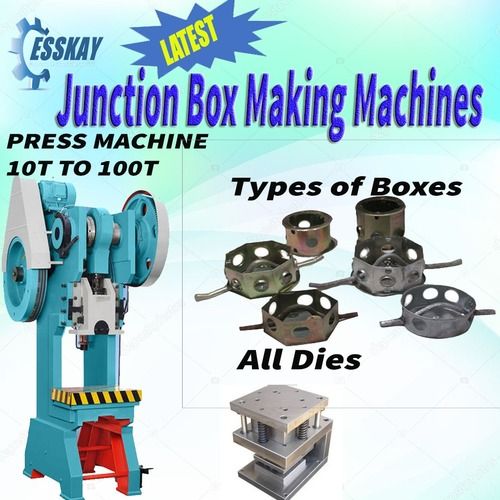 White Junction Box Making Machine