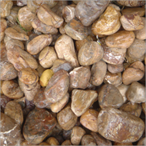 Bidasar Brown Pebbles - Natural Stone, Various Sizes, Rounded Shape | Premium Quality Cobblestones for Landscaping and Design