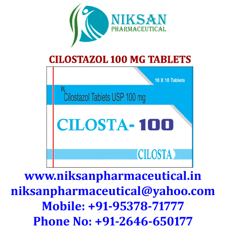 Cilostazol 100 Mg Tablets