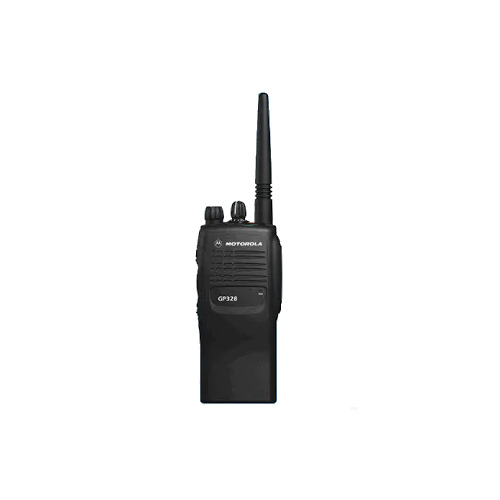 Motorola Gp-328 Hand Held Radio Walkie Talkie - Color: Black