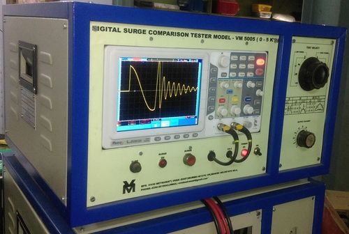 Digital Surge Comparison Tester - Digital Design With Advanced Waveform Digitization | Detects Insulation Defects, Dual Color Display, Static Save Feature