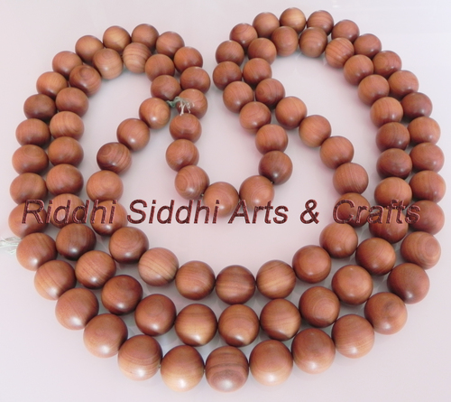 Sandalwood 108 Beads Mala - Beads Colour: Brown