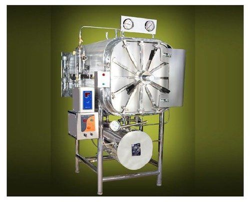 High Pressure Steam Sterilizer - Stainless Steel, 450x450x600 to 1200x1200x1500 mm | High Efficiency Energy Saving Design, Automatic Purging System, Low Water Level Safety Alarm, Argon Welded Crevice-Free Internals