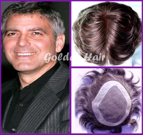 Top Class Fashion Remy Human Hair Piece For Men