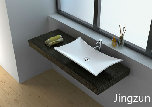 Hand Wash Economic Artificial Stone Counter-Top Wash Basin