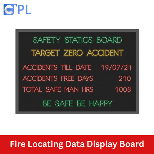 Fire Locating Data Display Board Application: Industrial