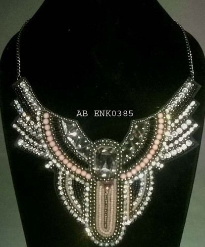 Embroidered Necklaces (Ab Enk0385)